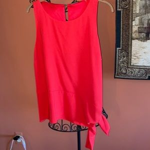 Elie Tahari Blouse size XL red top sleeveless